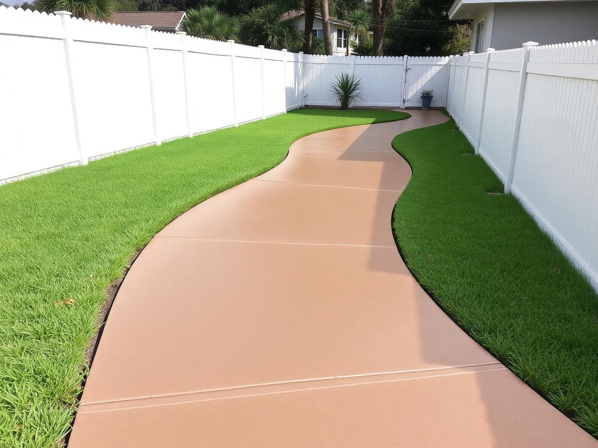 Curved Walkway